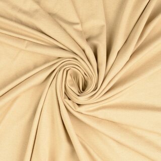 Viskose - Elastan-Jersey beige 360g/lfm.