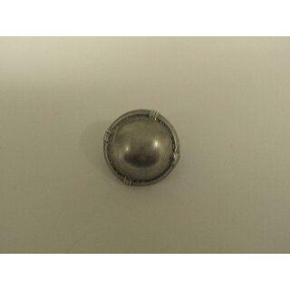Trachtenknöpfe Metall Zierrand altsilber 18 mm