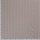 Sale Baumwolle mit Lochstickerei taupe