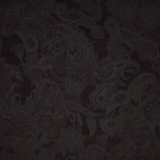 Sale Feincord Paisley schwarz