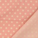 Baumwollnessel Vintage Polka-dots rosa