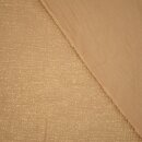 Musselin Glitter beige