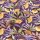 Baumwolldruck Cahuita lila
