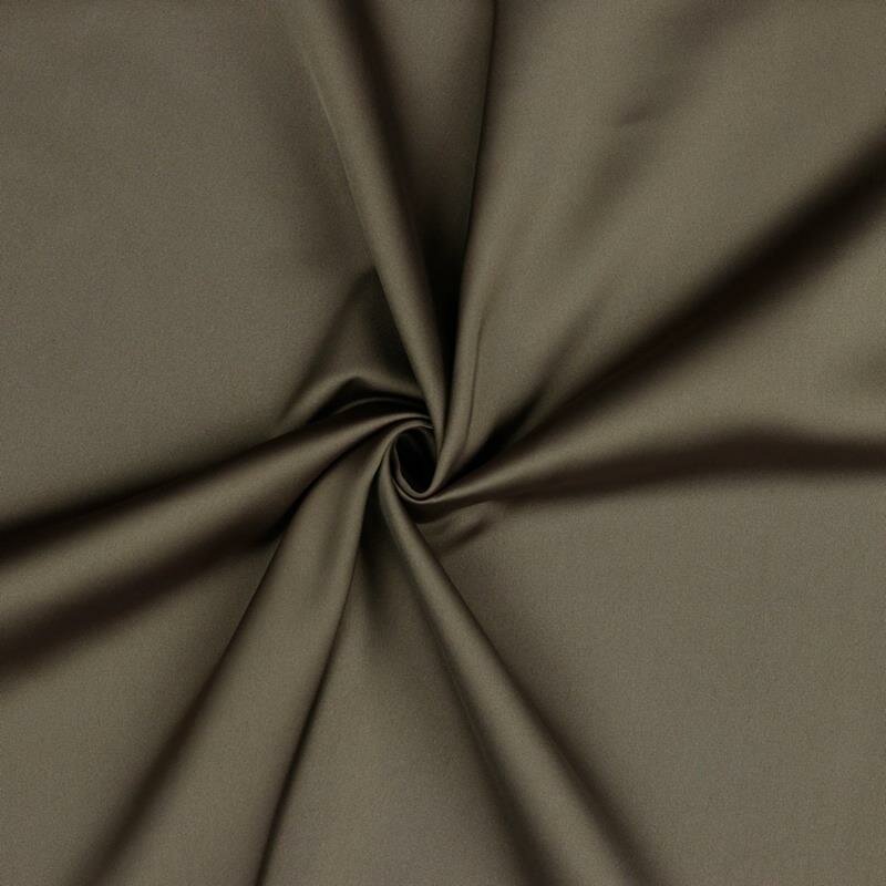 Micro Satin Royal Taupe Stoffe Tippel De