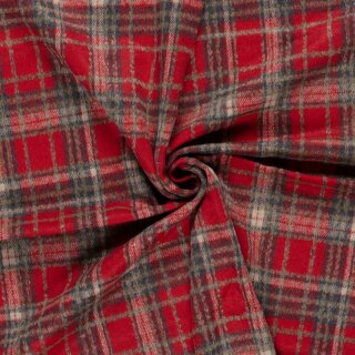 Mantelstoff Jacquard Tartan