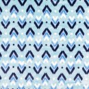 Wellness-Fleece Arrow blau