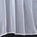 Store - Voile uni weiß 180 cm Bleiband