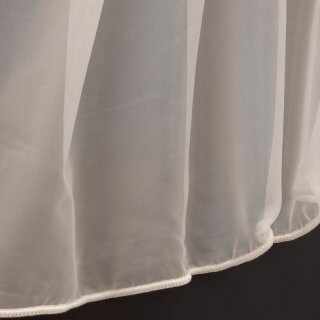 Store - Voile uni creme 180 cm Bleiband